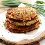 Sweet Corn and Zucchini Fritter Cakes