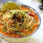 Coconut Red Curry Zucchini Noodles